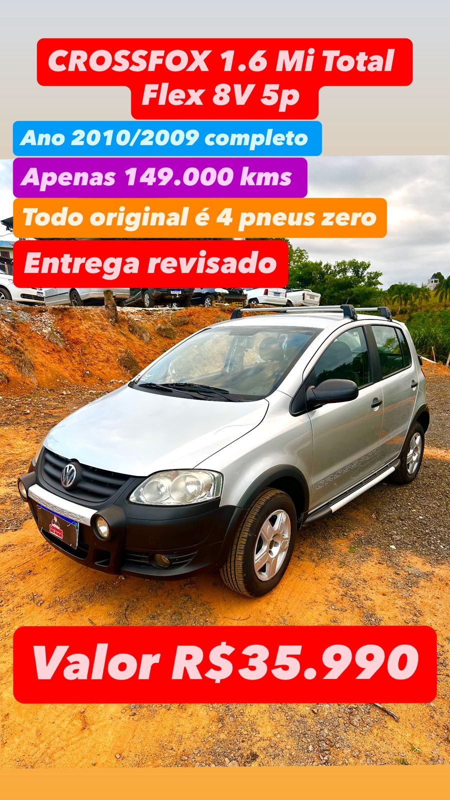 Volkswagen CrossFox 1.6 Mi Total Flex 8V 5p